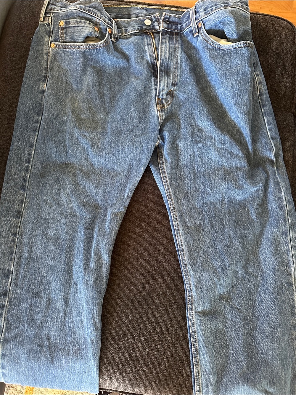 Levi's Men's Relaxed Blue Denim Jeans